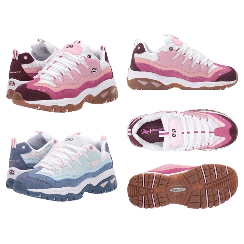 【現貨出清】美國購入SKECHERS D'lite 老爹鞋/厚底鞋 粉色 尺寸6.5