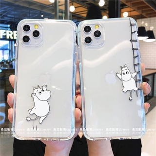 IPhone 11 12 Pro 嚕嚕米 卡通殼 XMAX XR 8plus 姆明 Moomin 小不點透明殼【愛德】