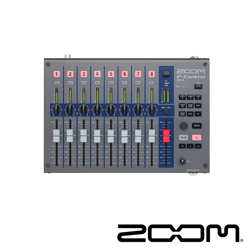 ZOOM FRC-8 F-Control 混音控制器 / ZOOM F4 F8 F8n 專用 公司貨