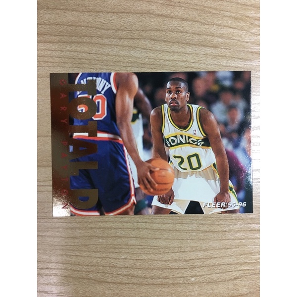 fleer 95-96 GARY PAYTON 特卡 nba 球員卡 超音速 雷霆