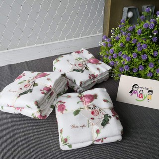 ♥︎MAYA日雜♥︎🇯🇵日本製 玫瑰雜貨 純棉 8重紗布 毛巾 2條一組