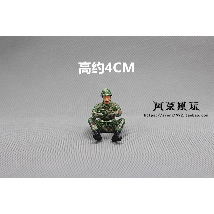 玩具 外貿正版散貨仿真微縮兵人模型陸軍士兵多姿態模型擺件公仔套裝 蝦皮購物