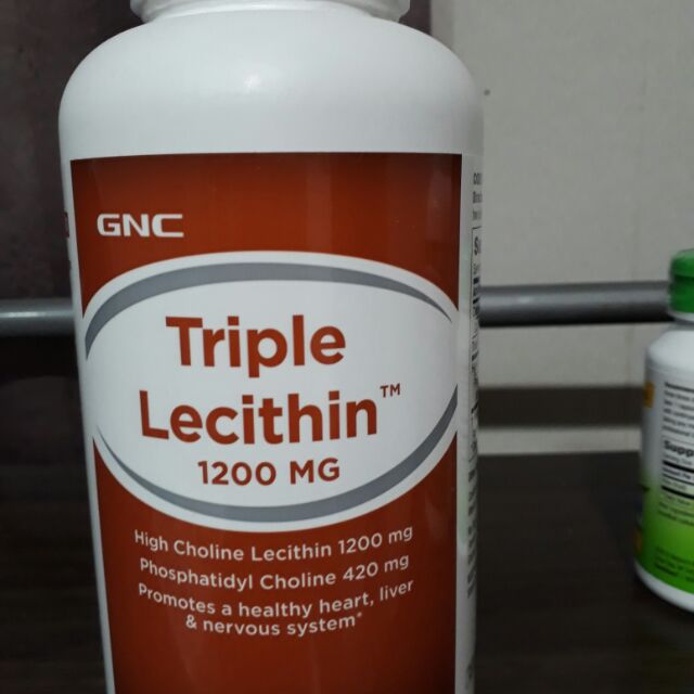 GNC triple lecithin 三效卵磷脂 1200mg 180顆出清價