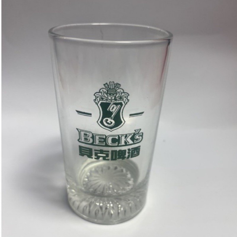 貝克啤酒 杯子 玻璃杯 啤酒杯 有24個-B24