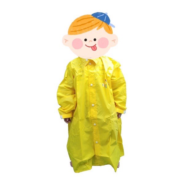 兒童雨衣 兒童尼龍可背包雨衣 前開式拉鏈 後背包雨衣 書包 小孩雨衣【現貨馬上出】【Raindrops雨傘雨具】