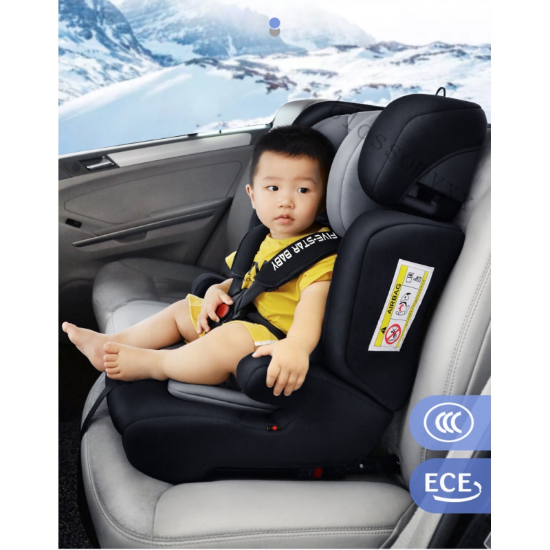 【簡佳宜居】免運  兒童安全座椅0-4-9-12寶寶嬰兒汽車通用ISOFIX簡易便攜式車載坐椅