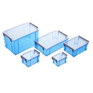 聯府 嬌點整理盒 台灣製 收納盒 1號 2號 3號 4號 5號 置物盒 收納箱 小物盒 桌上收納 小盒子 整理箱 透明藍