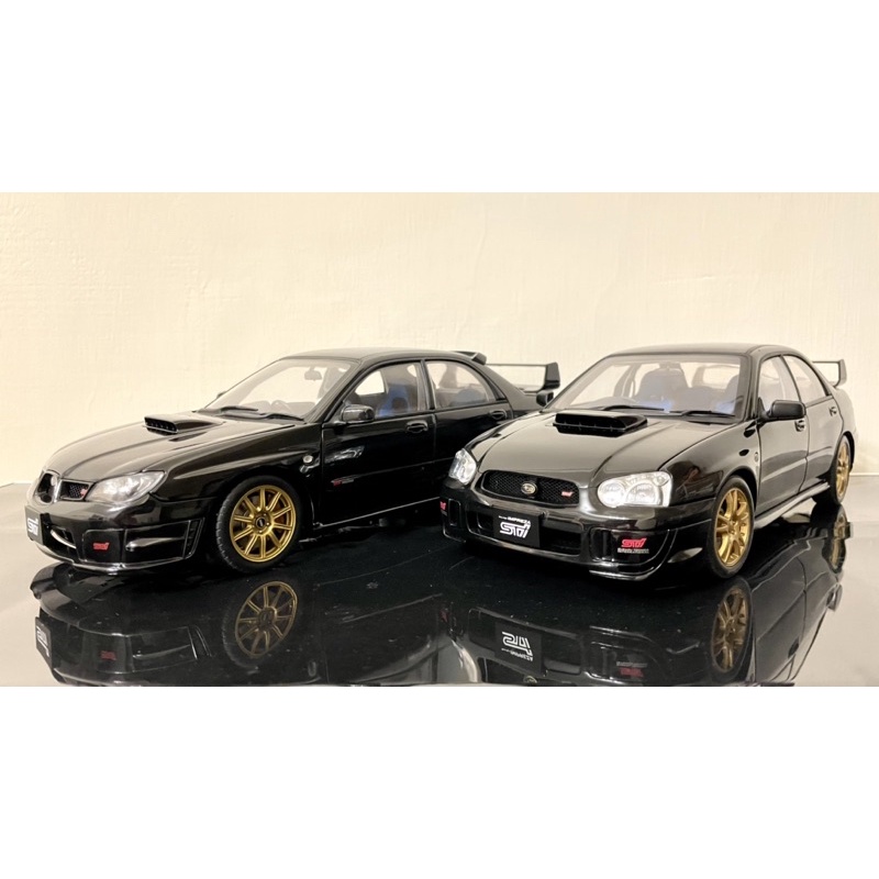 (經典合售) AUTOart 1/18 Subaru Impreza WRX Sti GDB 淚眼鯊 &amp; 鷹眼鯊