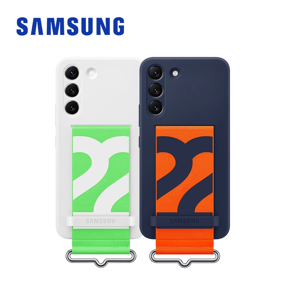 SAMSUNG Galaxy S22 S901 6.1吋原廠矽膠薄型背蓋 (附指環帶)