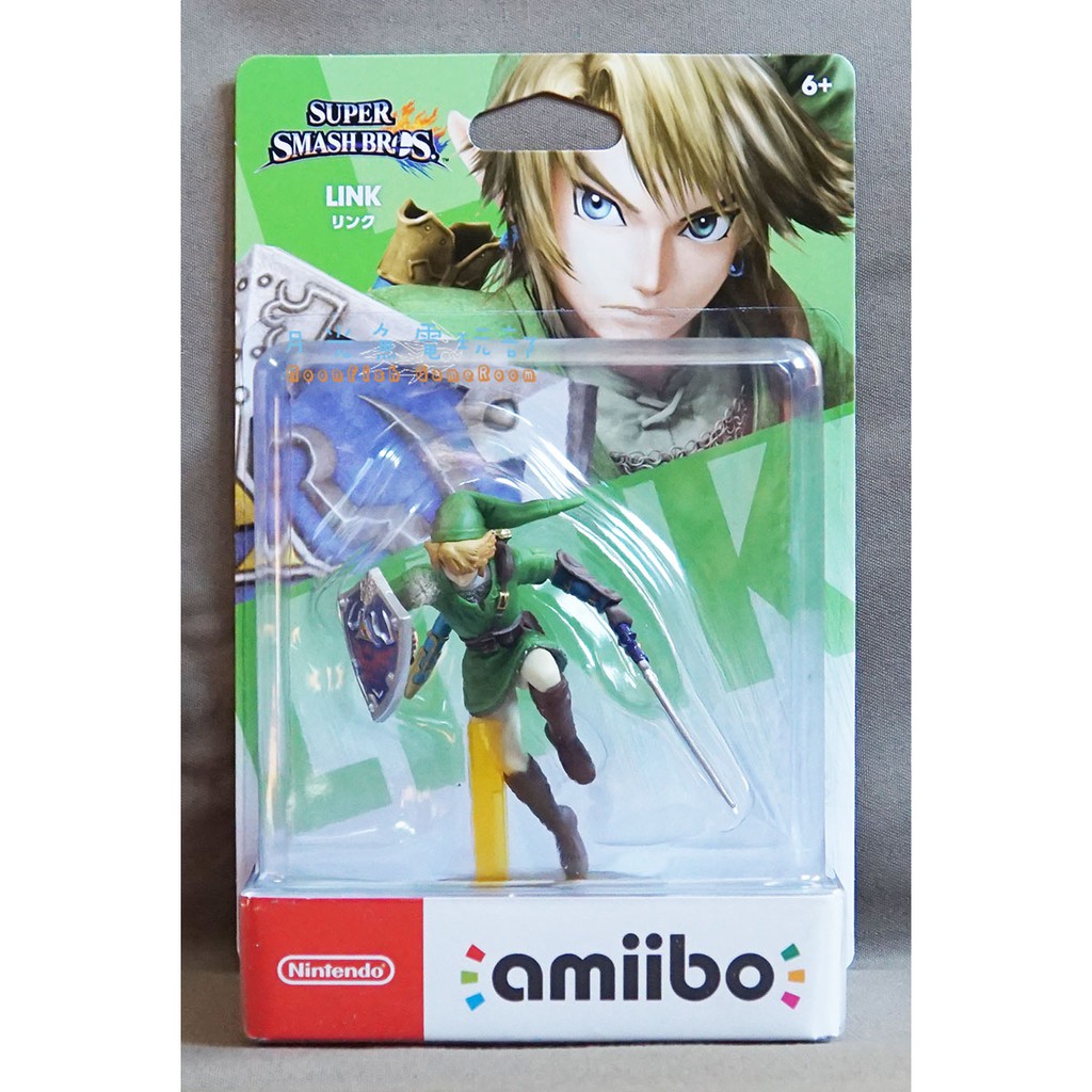 【月光魚 電玩部】現貨全新 amiibo LINK 薩爾達傳說 林克 任天堂明星大亂鬥 3DS NS