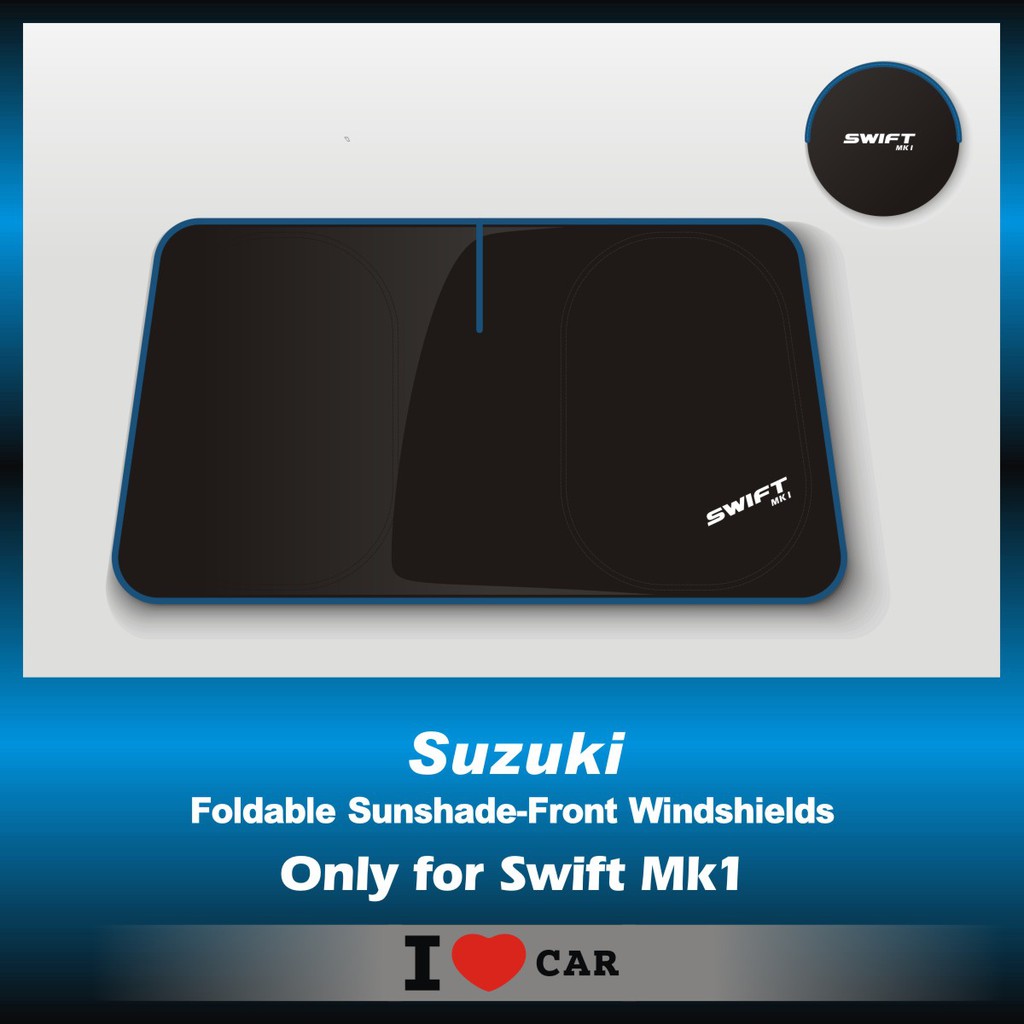 Suzuki/ 鈴木_Swift MK1_可收納前檔遮陽板_(升級版)