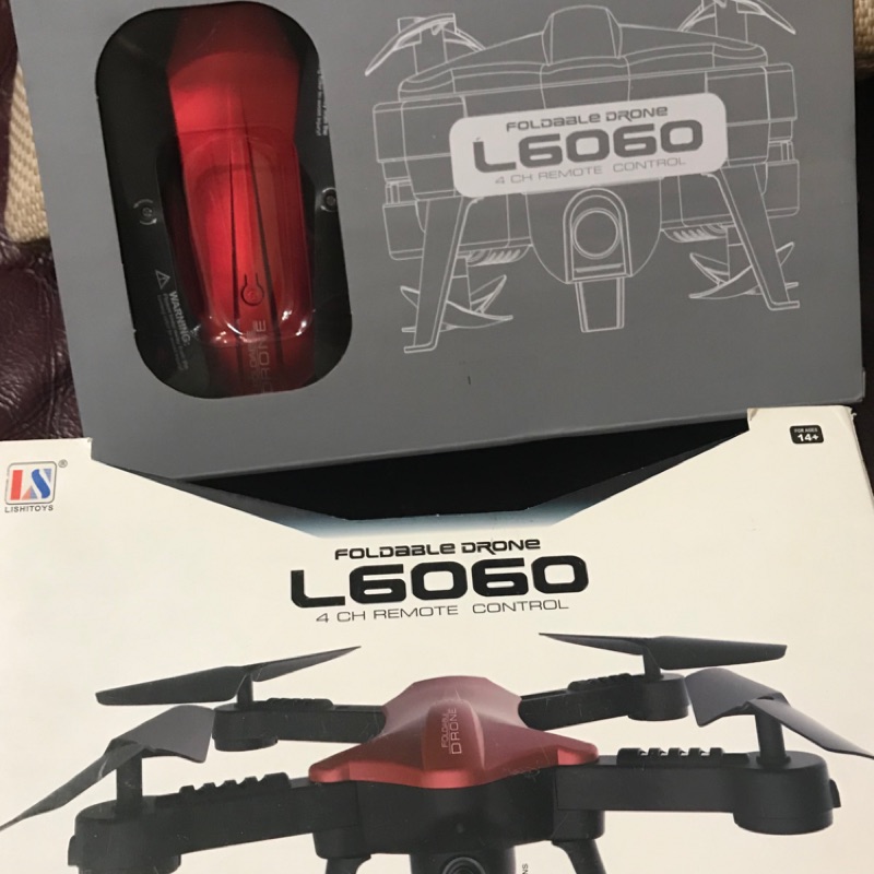 L6060 drone 4ch remote control  四軸飛行器，鋰電池供電，高效能。（沒有鏡頭）