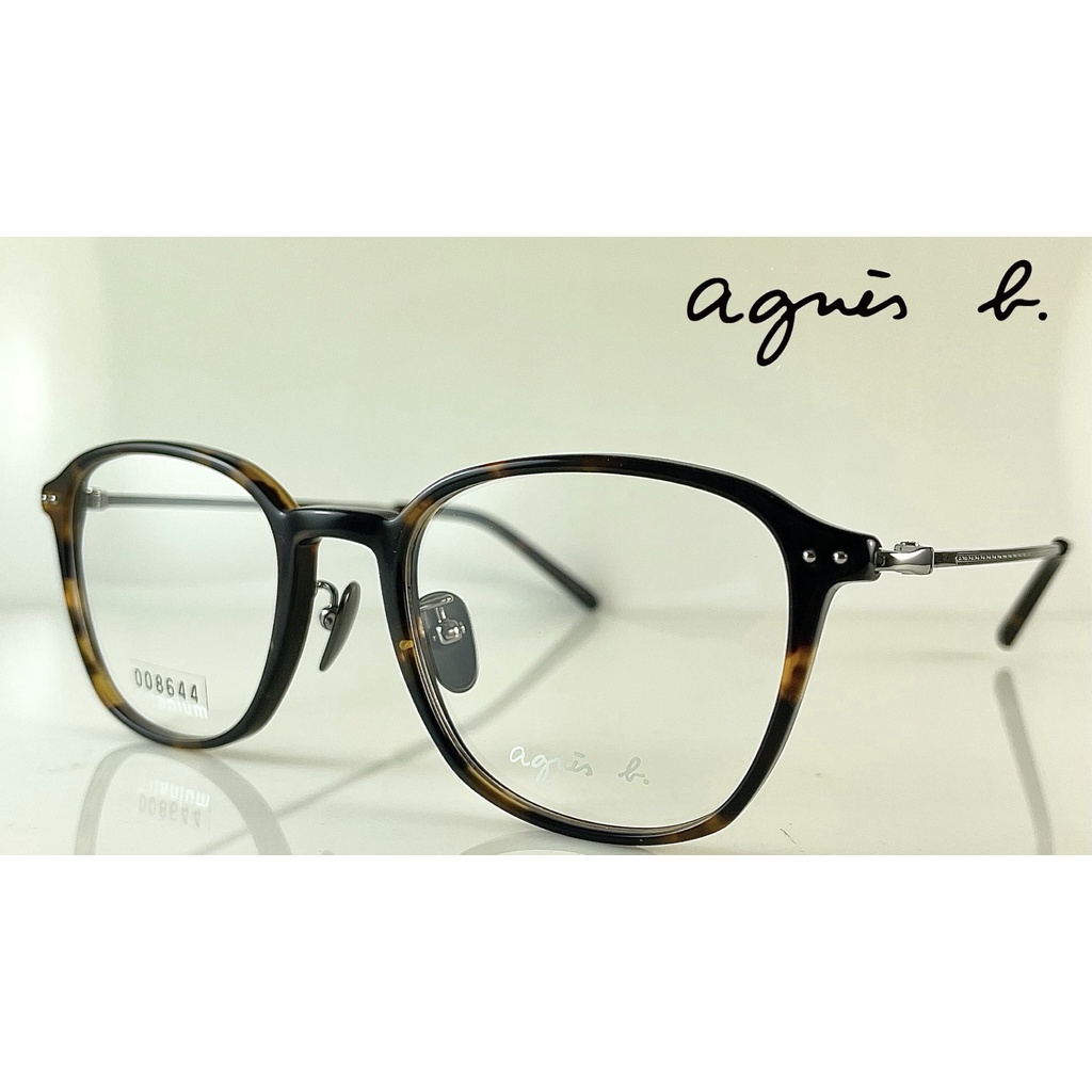 ☆高雄眼鏡站☆全新正品 純鈦 agnes b. AB60052 c02