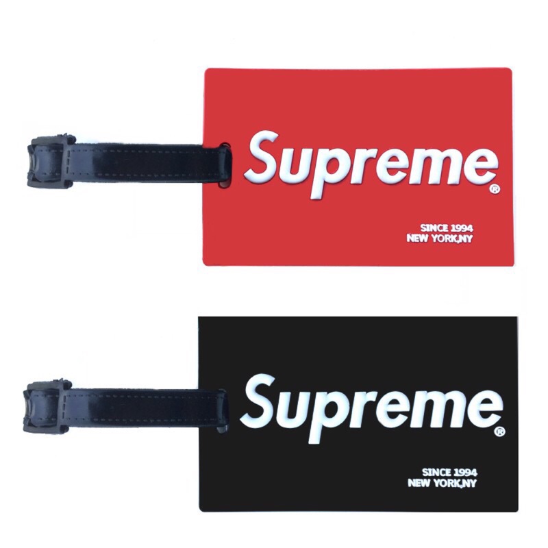 出清庫存👏超有型 Supreme 立體LOGO 旅行吊牌 吊飾 行李箱吊牌 登機箱吊牌 捷運卡套 托運 證件套 卡夾