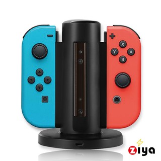 [ZIYA] NINTENDO 任天堂 SWITCH 4支手把充電座 凱旋款 不含手把(包裝盒破損,商品良好)