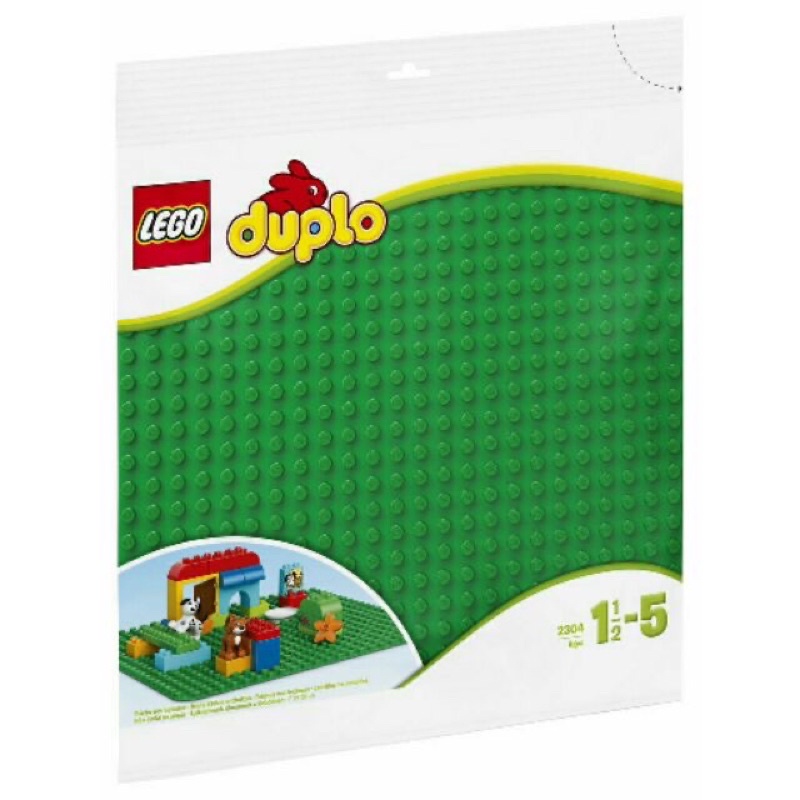 二手 2304「LEGO 樂高積木」Duplo得寶系列 綠色底板(正版)