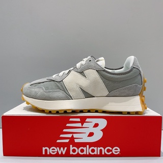 New Balance NB 327 男女款 灰色 麂皮 皮革 D楦頭 運動 休閒鞋 MS327KA1