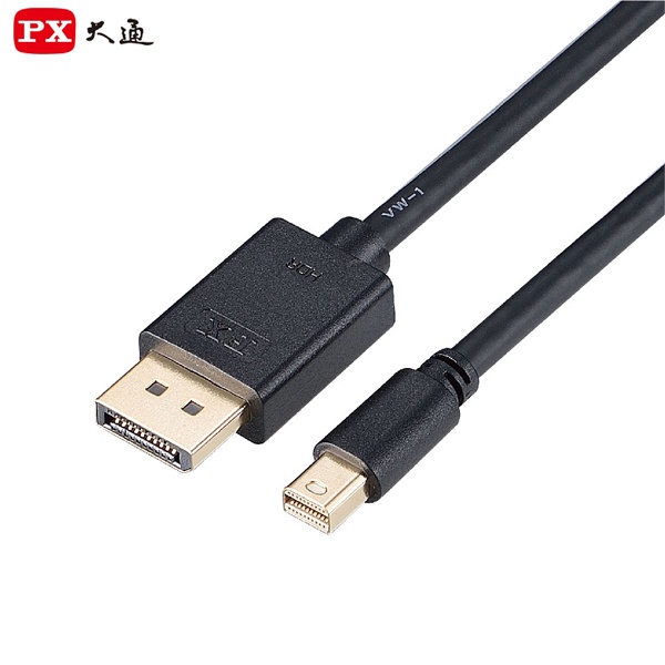 【含稅店】PX大通 DP-2MD mini DisplayPort 1.2版4K影音傳輸線 筆電 DP線 2米