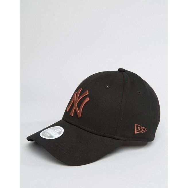 [M&amp;Y] 現貨! New Era 9 Forty NY 黑底玫瑰金LOGO 特殊款 電鏽 NY洋基 棒球帽