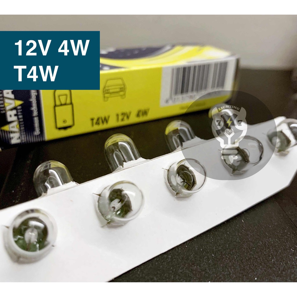 【12V4W T4W】德國NARVA 儀表燈泡 單芯 單心燈泡 17131 T9 利華