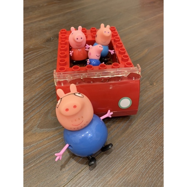 佩佩豬 粉紅豬的車 贈送玩偶