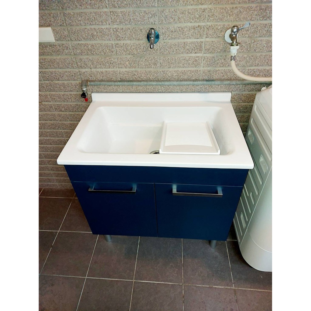 【IDEE】S-780WCSI-707 亞特蘭人造石。人造石水槽。洗衣板。陽洗台。洗衣台。洗衣檯。洗衣槽。浴櫃~台灣製