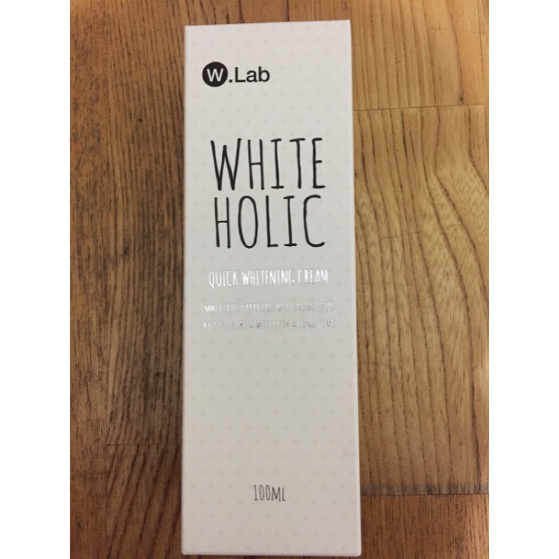 韓國 W.LAB WHITE HOLIC 美白素顏霜 （100ml)