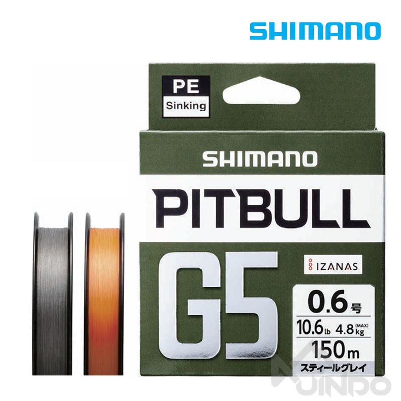 【敬多路亞】SHIMANO PITBULL G5 5股 5編 150米 PE線 釣線 路亞 禧瑪諾 布線 岸拋 根魚 釣