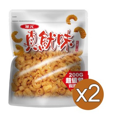 『限購三組』華元 真魷味-紅燒口味 200g x 2包