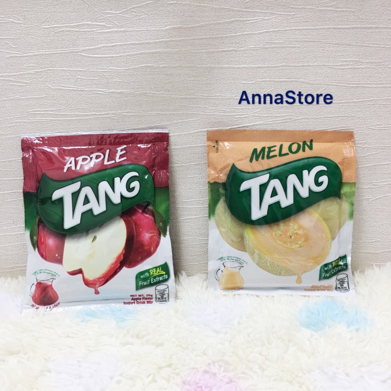 菲律賓🇵🇭進口TANG 果汁粉方便包 蘋果口味、哈密瓜口味 25g即期促銷10元