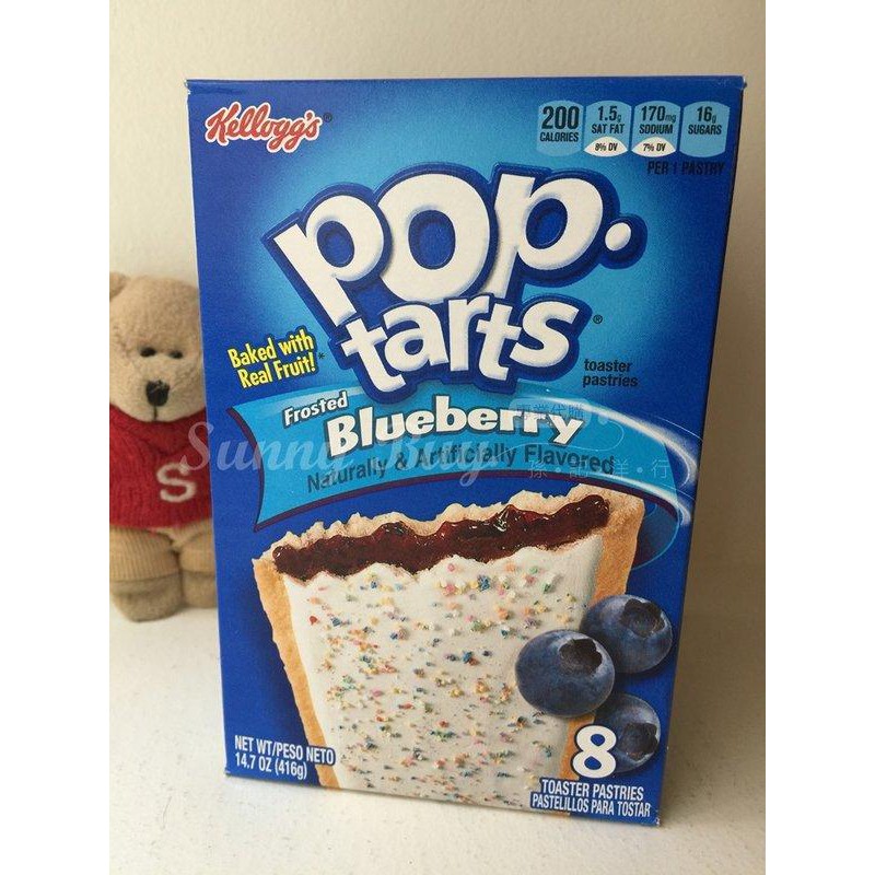 【Sunny Buy寶貝館】◎現貨◎ 4包裝 8片 Kelloggs 家樂氏 Pop-tarts 糖霜藍莓口味