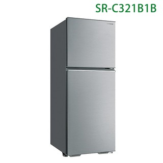 SANLUX臺灣三洋SR-C321B1B 321公升雙門定頻電冰箱(大蔬果室)(標準安裝) 大型配送