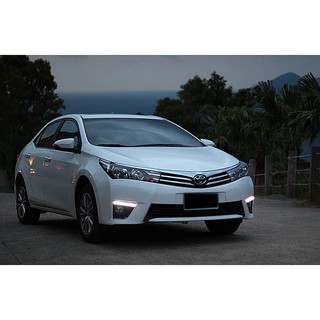 (柚子車舖) 豐田 2014~2016 ALTIS 11代 霧燈框晝行燈 -可到府安裝 臺灣製造