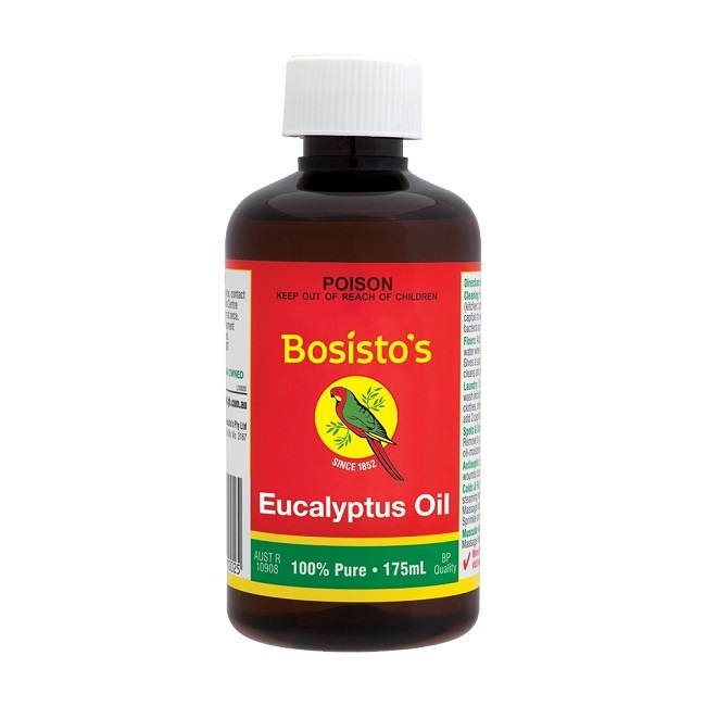 【澳洲 Bosisto's 】100%尤加利精油 175ml(廣口)貝思多紅鸚鵡 Bosistos-效期2024.12