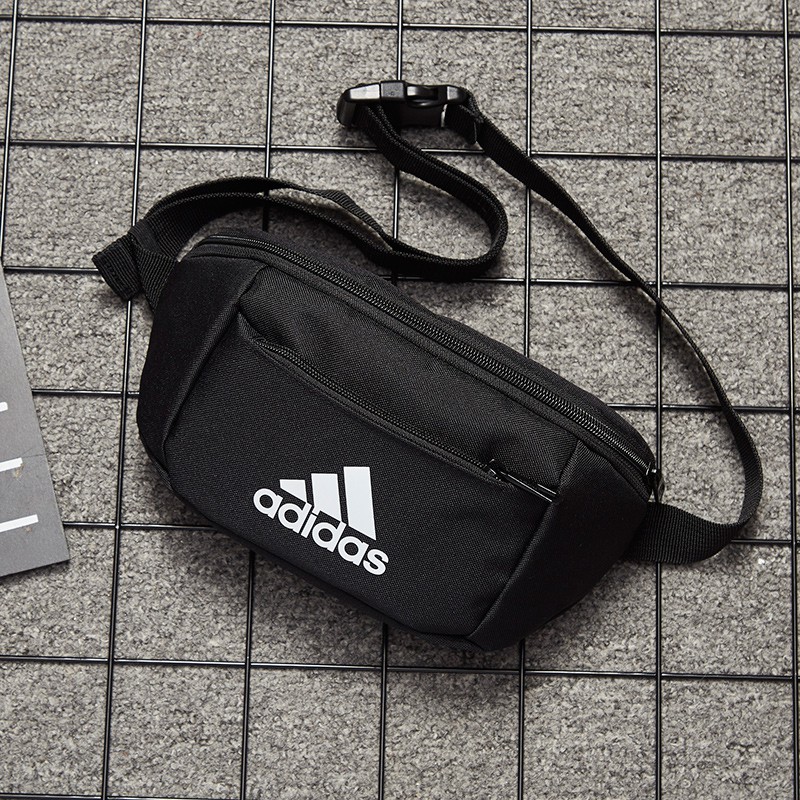 Geometry】ADIDAS logo waist bag 基本款腰包ed6876 斜背包側背包運動小包| 蝦皮購物