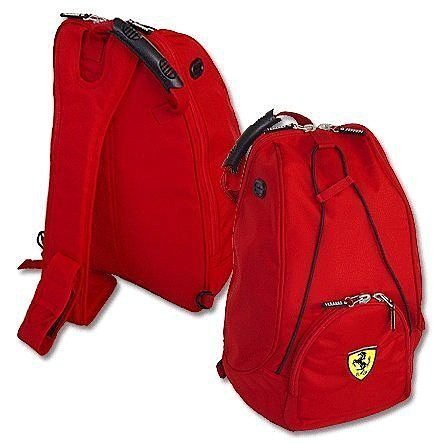F-1 Ferrari 法拉利 原廠後單側背包.(紅)-SFR4340 (現貨).最後出清即將完售