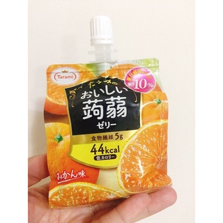 日本 Tarami 新品 口味 吸管 蒟蒻果凍飲150g 哈密瓜蜜柑 果凍飲便利包 達樂美