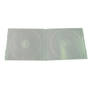 塑膠 CD或DVD 光碟片 整理盒 白色透明 兩種規格可供選擇