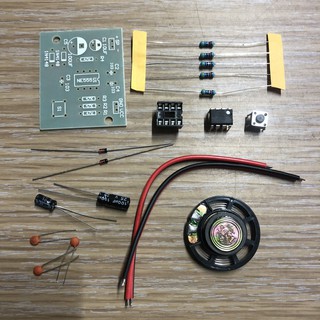 A021.VE22- NE555叮咚門鈴套件 數位門鈴製作DIY音樂散件 電子製作DIY
