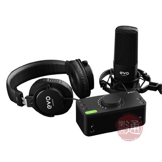 Audient / EVO SRB 2in/2out USB-C錄音介面套組 台灣代理公司貨三年保固【ATB通伯樂器】