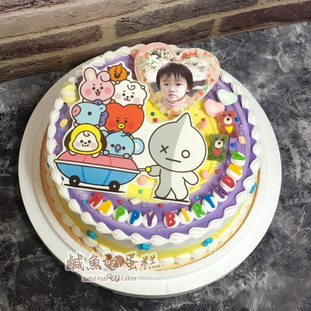 💜御都蛋糕-bt21▶急單聊、客製化蛋糕、造型蛋糕、照片蛋糕、台中造型蛋糕、生日蛋糕、bt21蛋糕、蛋糕、寶寶蛋糕、甜點