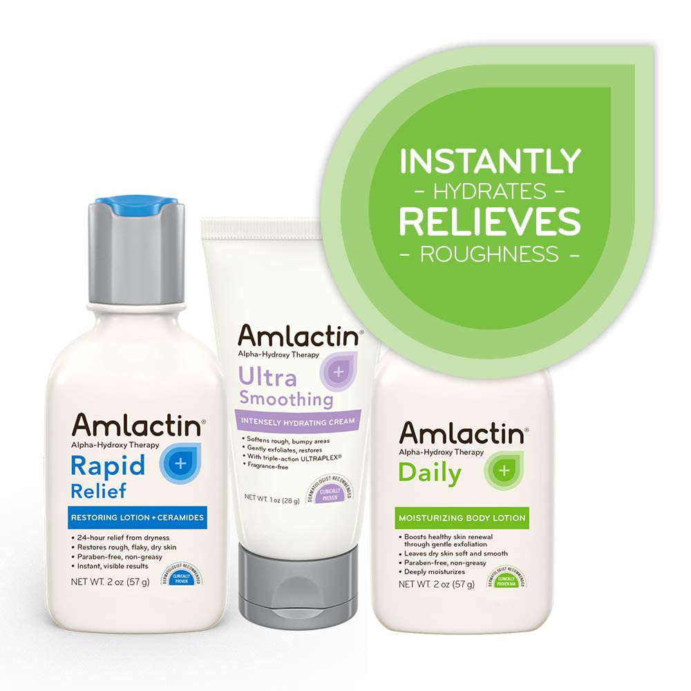 AmLactin ® 全天保濕身體乳液 瞬間補水，緩解粗糙  隨身迷你瓶