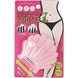 Baoma日本代購 GOGIT 比基尼線除毛刀 貝殼造型 私密處 刮刀 夏日必備 海邊必備 除毛器 日本除毛 批發 團購