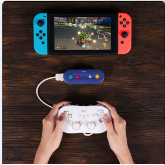 快速出貨 八位堂 8bitdo Gbros 藍牙轉接器轉換器ngc Wii傳統手把轉ns Switch 蝦皮購物