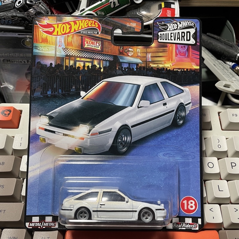 Hot Wheels 風火輪小汽車 豐田 Toyota ae86 sprinter trueno 林蔭大道 頭文字D