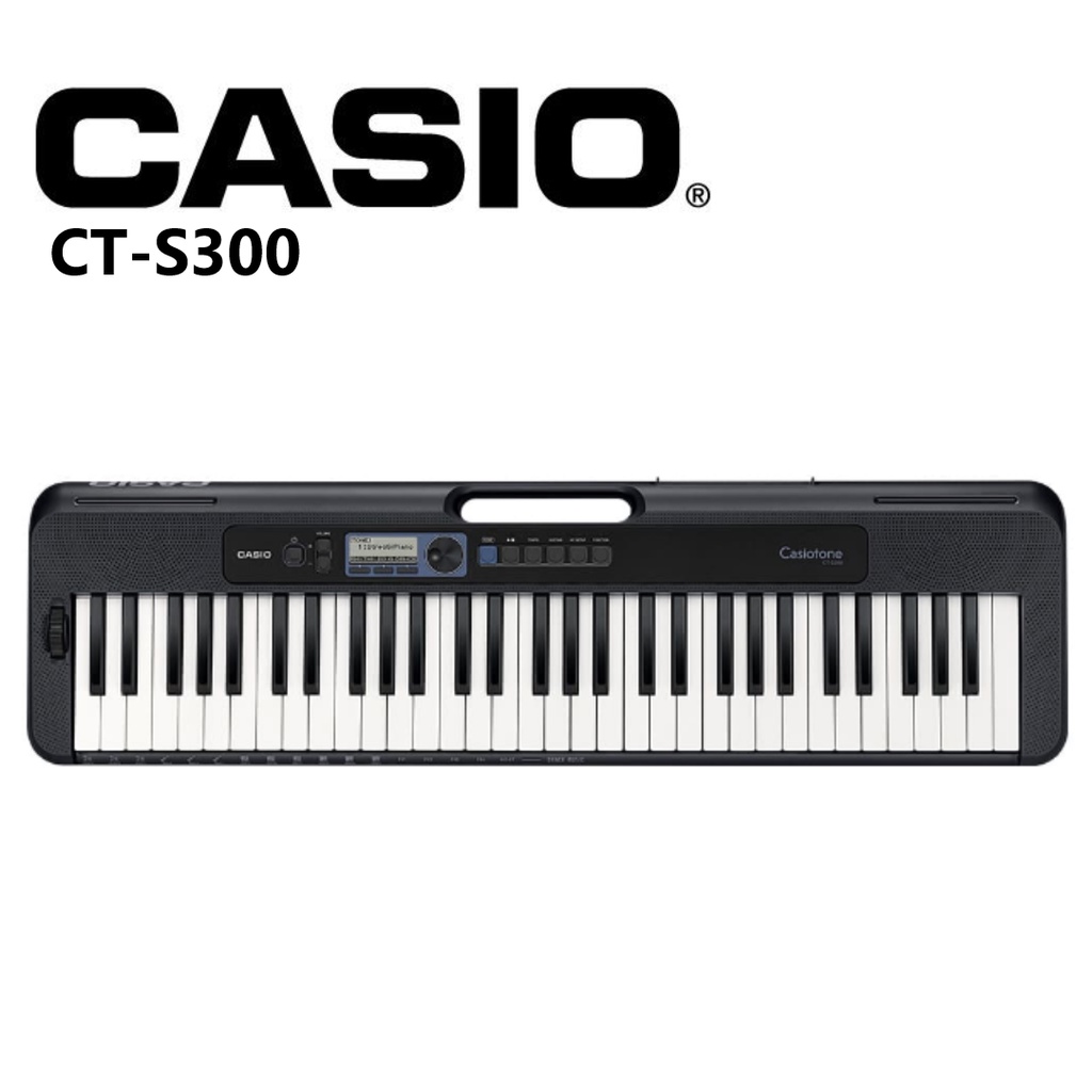 宅配免運 加購好禮二選一 Casio CT-S300 CT S300 61鍵 手提式 電子琴 力度感應 公司貨 保固一年