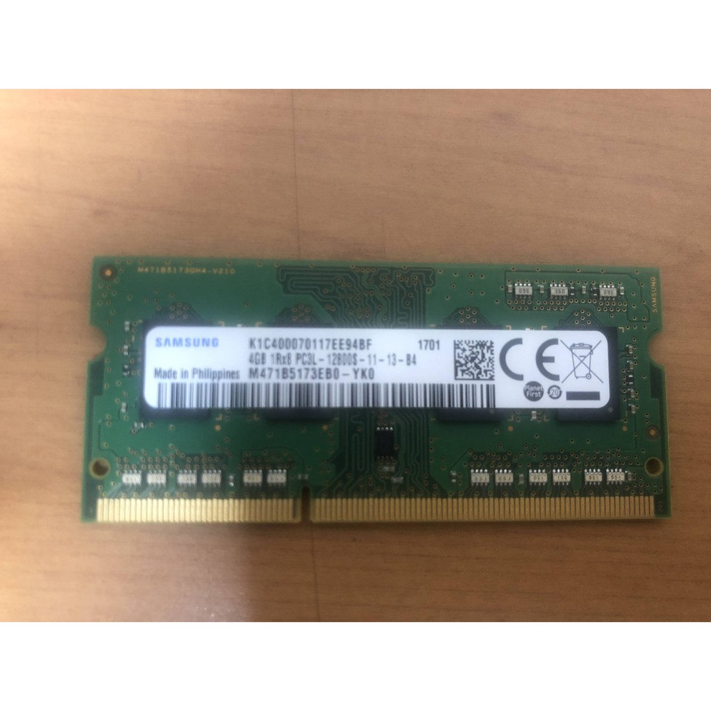 SAMSUNG 4GB DDR3 1600  筆電記憶體