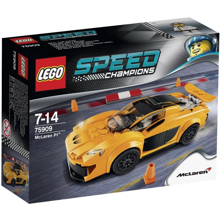 [全新盒裝未拆-天天出貨] Lego 75909 樂高 SPEED系列 麥拉倫賽車 McLaren P1