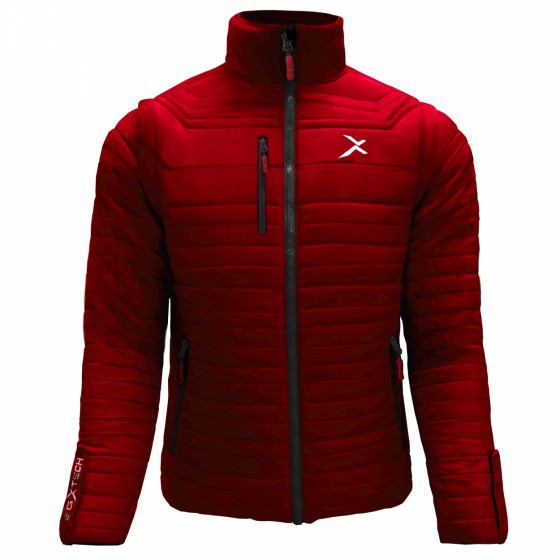 EGXtech《UV-2》男款變色龍2 IN 1高效保暖外套(紅/黑)