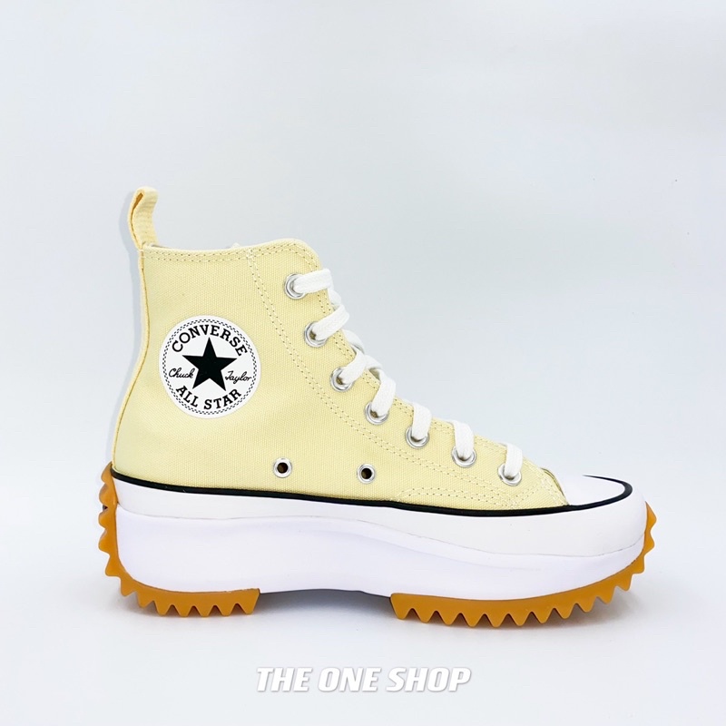 TheOneShop Converse Run Star Hike 檸檬黃 黃色 淺黃色 鋸齒鞋 厚底 A02132C